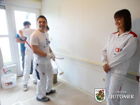 Humanitarna akcija slikopleskarjev v Prlekiji 2